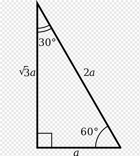 Segitiga kanan khusus Geometri, segitiga, sudut, putih, teks png | PNGWing