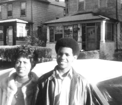 A young Denzel Washington, alongside his mother Lennis 'Lynne' Washington, captured in a ...