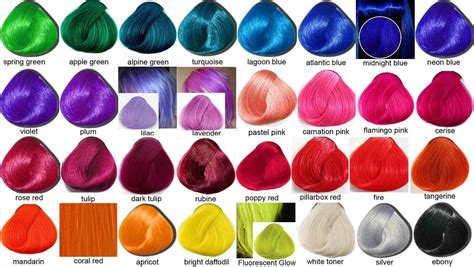 Ion Hair Dye Color Chart