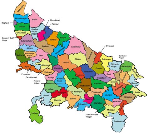 उत्तर प्रदेश के जनपद (District of Uttar Pradesh) | TheExamPillar