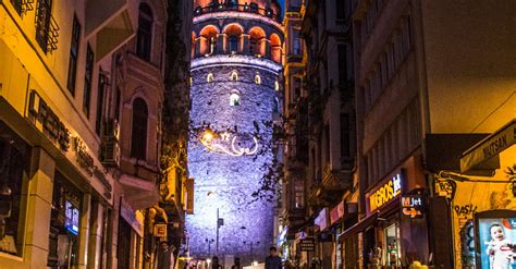 Galata Tower at Night · Free Stock Photo