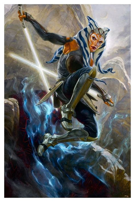 Star Wars: Rebels - Ahsoka Tano Hanging in the Balance Unframed Art ...