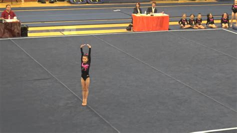 USAG Compulsory Level 3 Floor Routine | Grace Lim | 2015 Turkey Trot - YouTube