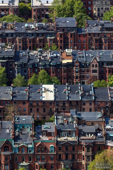 Back Bay Brownstones from above - MetroScenes.com Boston Brownstone, Colwood, New Urbanism ...