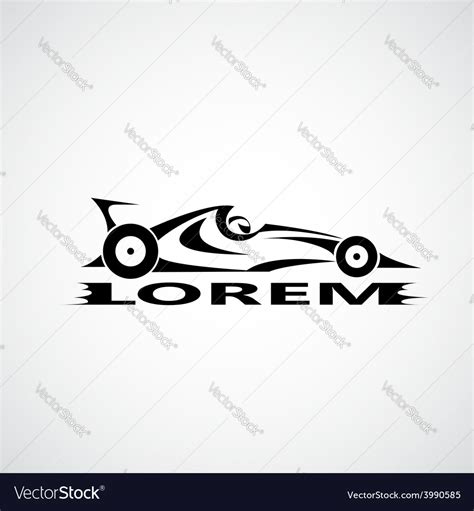 Formula 1 car Royalty Free Vector Image - VectorStock