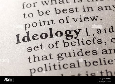 Fake Dictionary, Dictionary definition of the word ideology Stock Photo ...