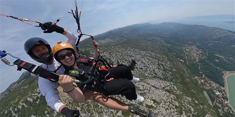 Paragliding locations in Croatia - Paragliding tandem Croatia