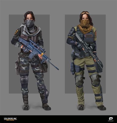 ArtStation - Soldiers Inc. Characters Concept art 1, Alexander Dudar | Character concept ...