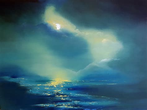 The Blue Moon of 2018 (With images) | Painting, Blue moon, Light painting