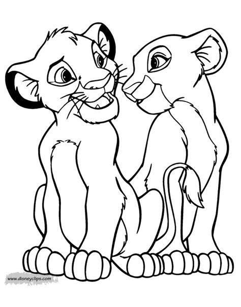 Lion King 2 Coloring Sheets | Can You Feel Paintcolor Ideas