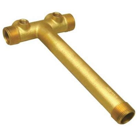 Everbilt 13 in. Brass Tank Tee-EBTC13NL - The Home Depot