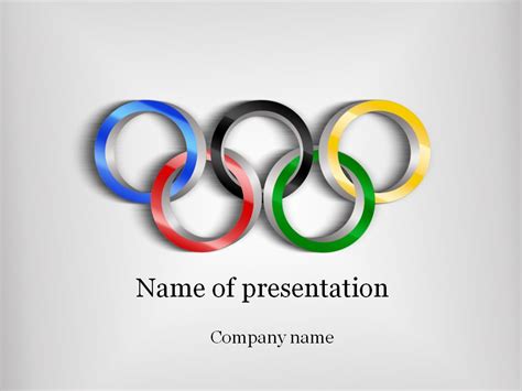 Download free Olympic games Powerpoint template for presentation