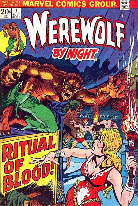 Werewolf By Night #7 - Mike Ploog art & cover - Pencil Ink