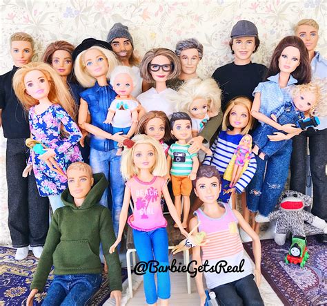 Barbie Gets Real Family | Barbie happy family, Barbie doll house ...