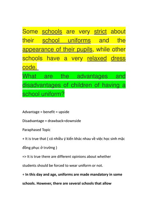 Some schools are very strict about their school uniforms and the ...