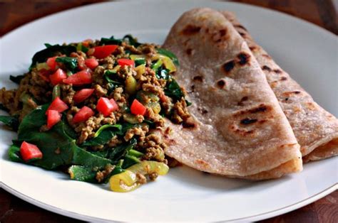 A Dish from Kenya, Sukuma Wiki with Chapati | The Noshery