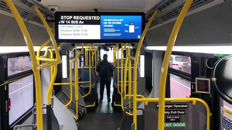 MTA NYC Bus: Interior tour of the 2020 New Flyer XE60 #4951 on the M14A ...