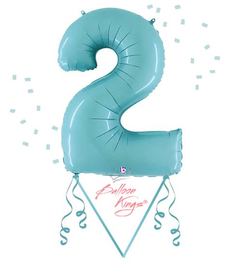 Blue Number 3 Balloon - Premium Party Decor from Balloon Kings