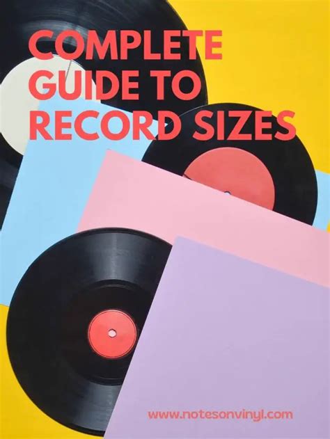 Size of Vinyl: Vinyl Record Size Chart | Notes On Vinyl