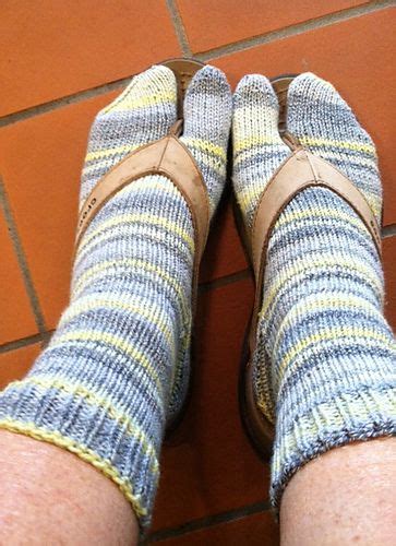 Mr. tabi pattern by E.A. Kelley | Designer socks, Socks, Flip flop socks