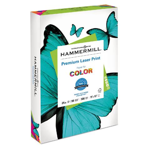 Hammermill® Laser Print Radiant White Smooth 24 lb. Paper 11x17 in ...