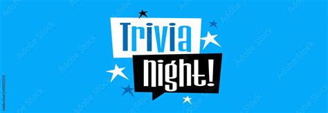 Trivia night Stock Vector | Adobe Stock