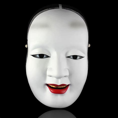 White Noh Mask (Expressionless) [Best Price] – Kabuki Masks