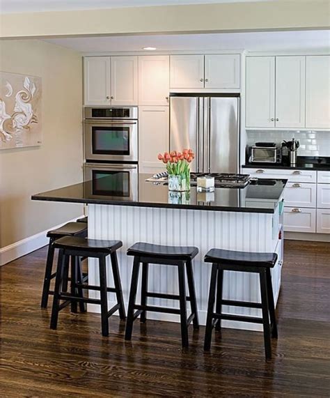 26 Modern And Smart Kitchen Island Seating Options - DigsDigs