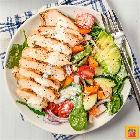 Grilled Chicken Salad Recipe - Sunday Supper Movement