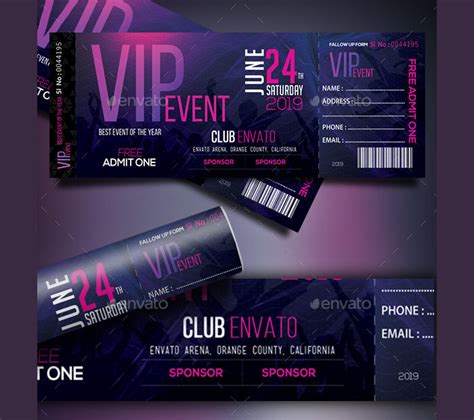 37+ Concert Ticket Templates - PSD, AI, Word | Design Trends - Premium PSD, Vector Downloads