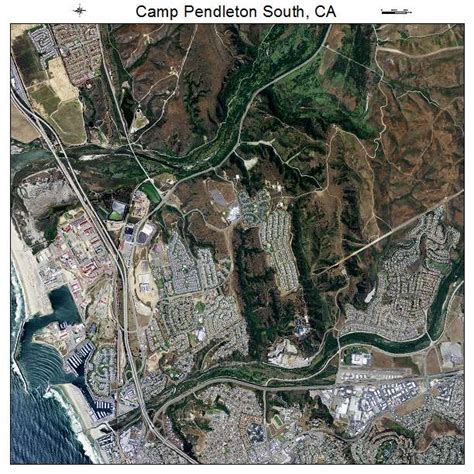 Aerial Photography Map of Camp Pendleton South, CA California