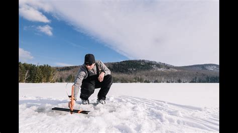 Ice Fishing in Maine - YouTube