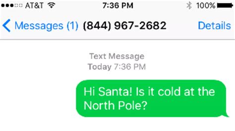 How to Send Santa a Text Message