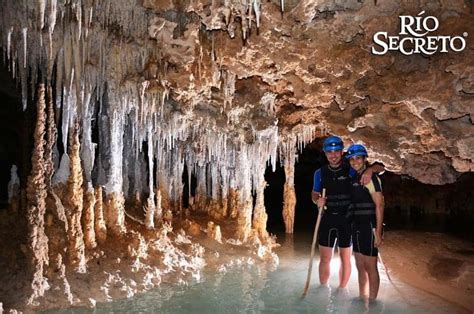 The Rio Secreto a sacred Mayan underground river and cenote in Mexico