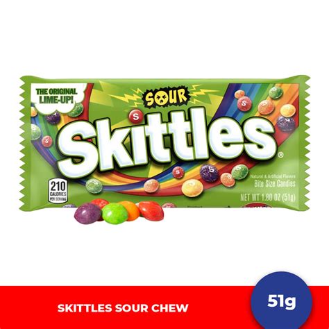 Skittles Sour Chew 51g - Candy Corner