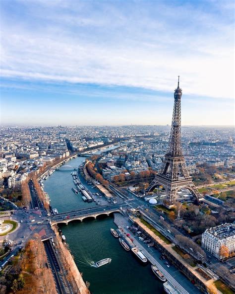 Paris City Vision on Instagram: “What a beautiful view over the Eiffel Tower! 😍 Have a great day ...