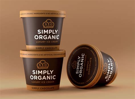 Simply Organic Ice Cream on Behance