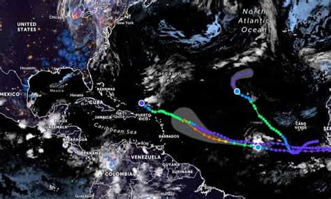 Tropical storm sam projected path tracking towards New York - NewsGater