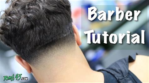 Barber Tutorial! Messy Top Taper | Mens Hairstyle - YouTube