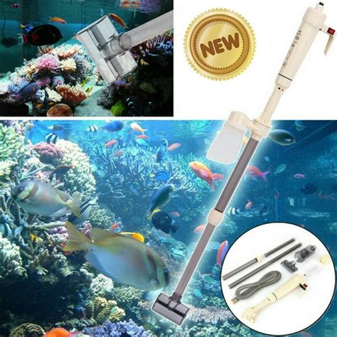 Electric Aquarium Gravel Cleaner Fish Tank Washer Water Changer Pump Filter New Home Accessories ...