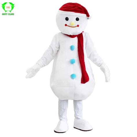 Aliexpress.com : Buy New Christmas Snowman Mascot Costume Christmas Cosplay Costume Birthday ...