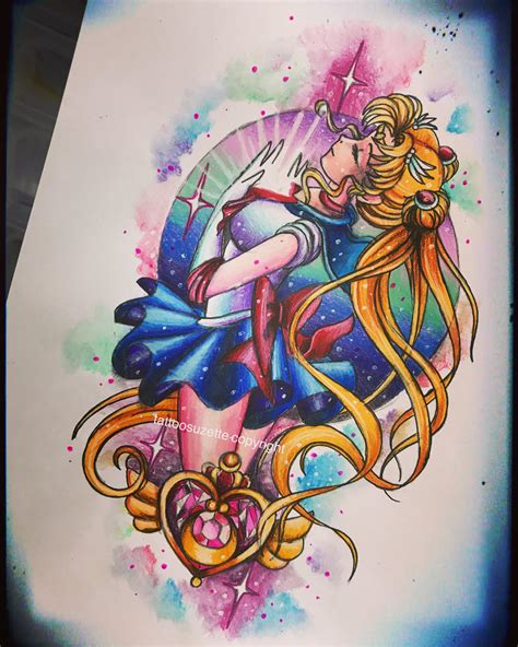 sailor moon tattoo design by tattoosuzette on DeviantArt