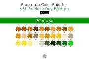 St Patrick's Day color palette for Procreate | Creative Market