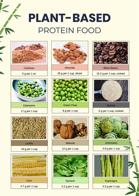 Free Low Protein Food Chart in Illustrator, PDF - Download | Template.net