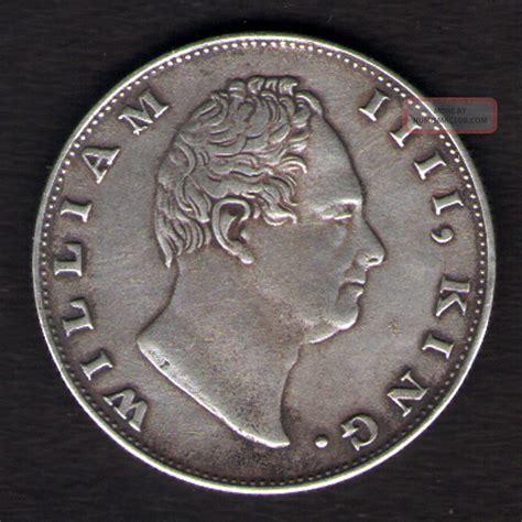 East India Company (william Iv) 1 Rupee 1835 Silver Coin Rare