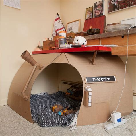 10 Crafty Cardboard Ideas | Cardboard box crafts, Cardboard house ...