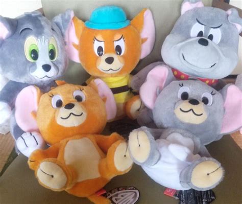 Tom and Jerry Plush doll set of 5 Tom Jerry Spike Muscle Taffy 24cm | eBay