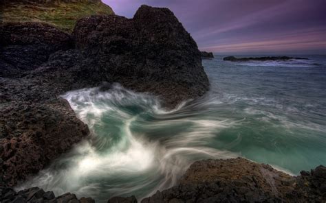 Download Sky Sunset Coast Sea Ocean Ireland Dusk Shore Wave Nature ...