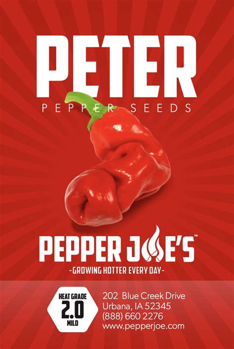 All Pepper Seeds - Pepper Joe’s