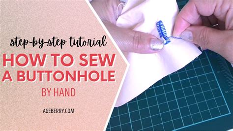 How to sew a buttonhole by hand